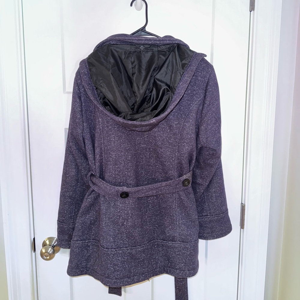 D.E.T.A.I.L.S Belted Peacoat - Picture 2 of 4